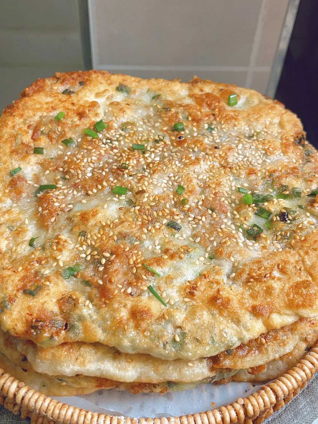 千层葱香肉饼